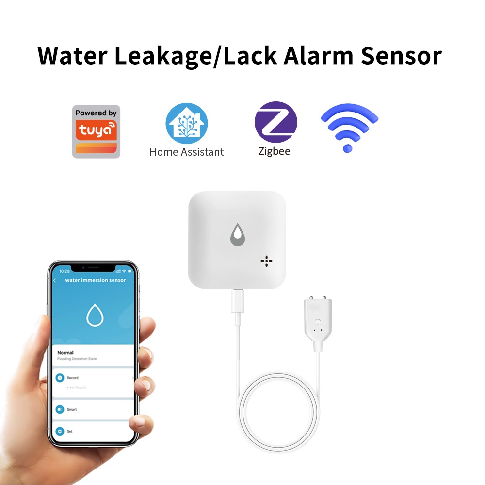 Smart Home Water Level Sensor - Lincukoo Tuya Zigbee3.0 Détecteur de fuite