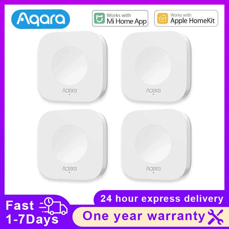 Smart Home Group - Aqara-Mini interrupteur sans fil pour capteur