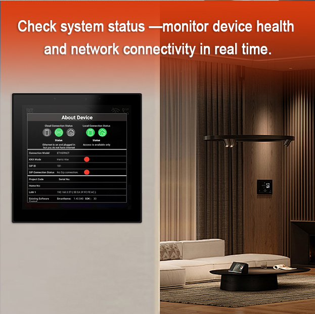 Smart Home Knx - Tablette KNX Sunworld 4 pouces avec