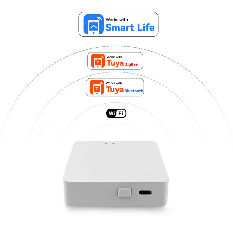 Smart Home Hub Ikea - Passerelle Hub Intelligente Multi-Mode ZigBee Bluetooth,