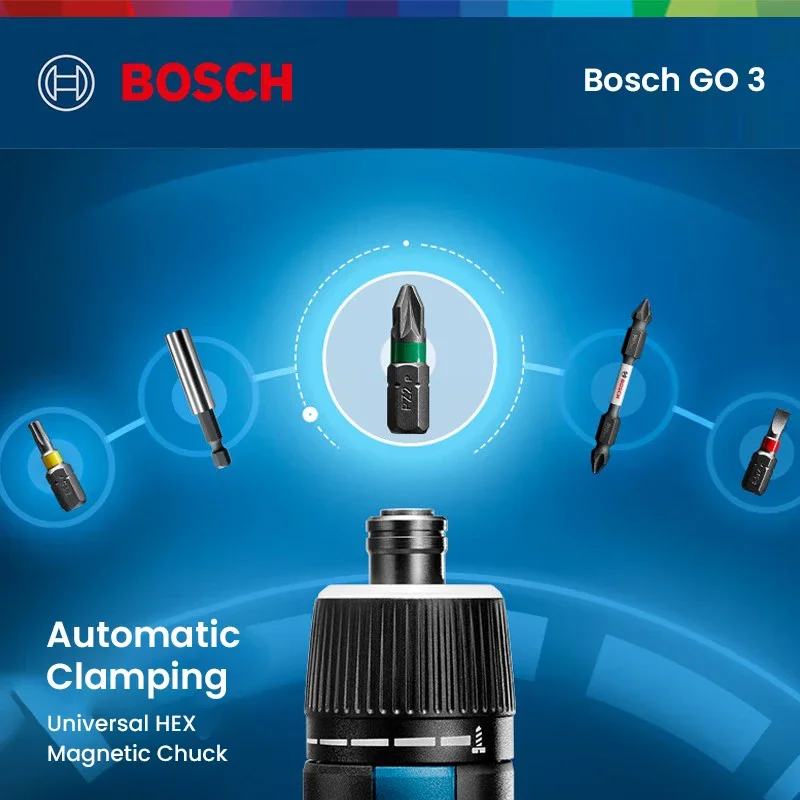 Smart Home Bosch - Tournevis électrique BOSCH Go 3, tournevis