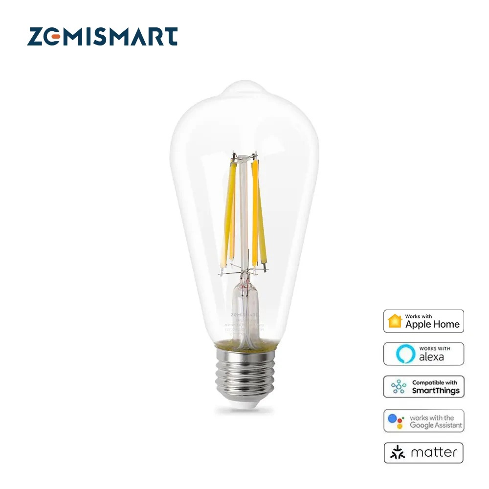 Smart Home Group - Zemismart Matter WiFi ampoule à Filament