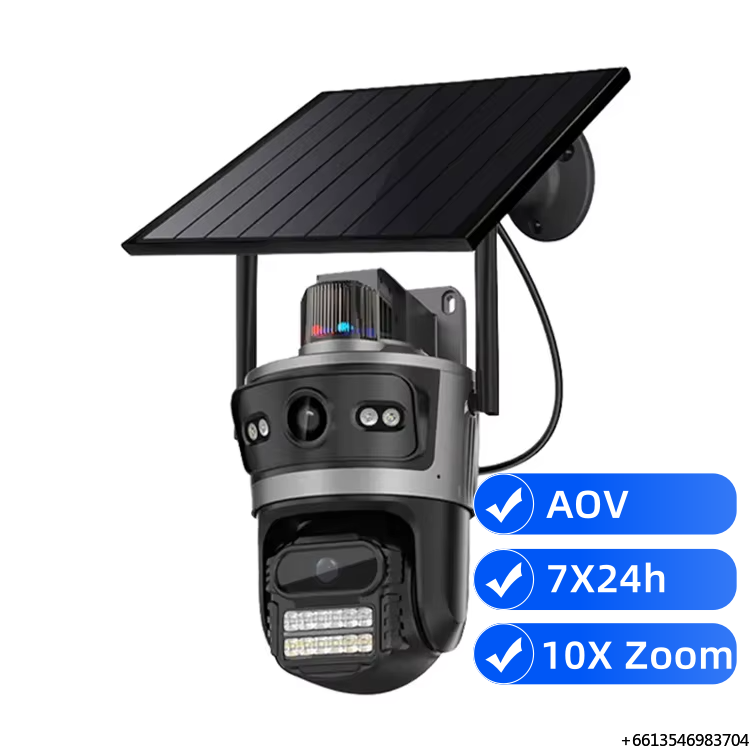 Smart Home Outdoor Camera - Caméra de surveillance solaire sans fil