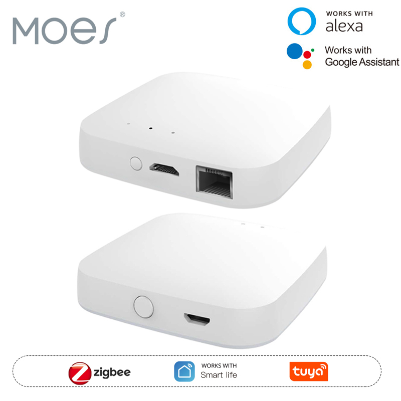 Smart Home Hub Ikea - MOES Tuya ZigBee3.0 Hub intelligent, pont