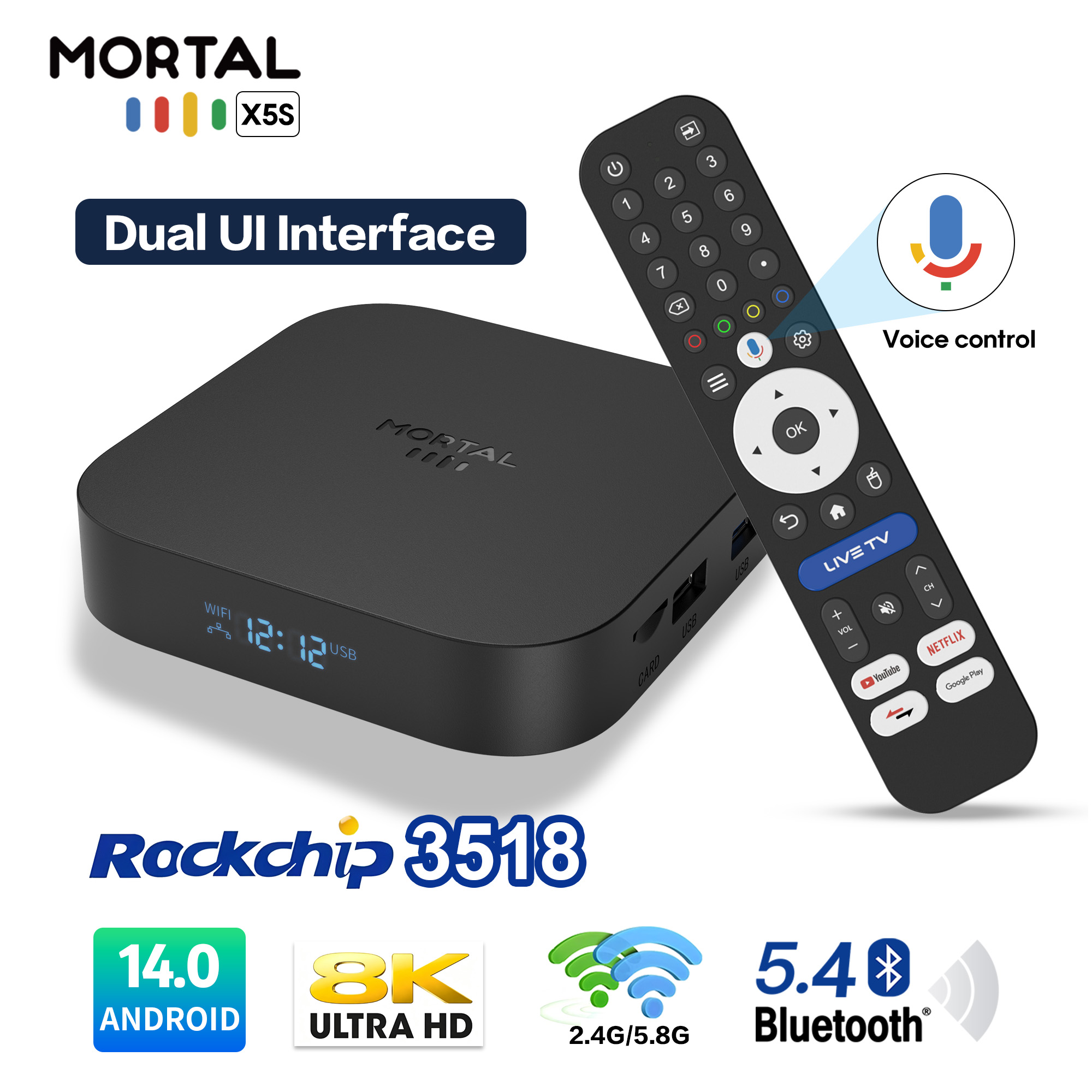 Smart Home Ui - Nouvelle Box TV Intelligente 2026 X5S