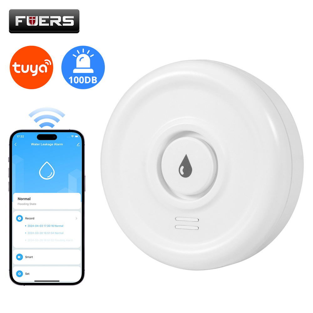 Smart Home Water Level Sensor - Fuers-Détecteur de fuite d'eau, alarme domestique