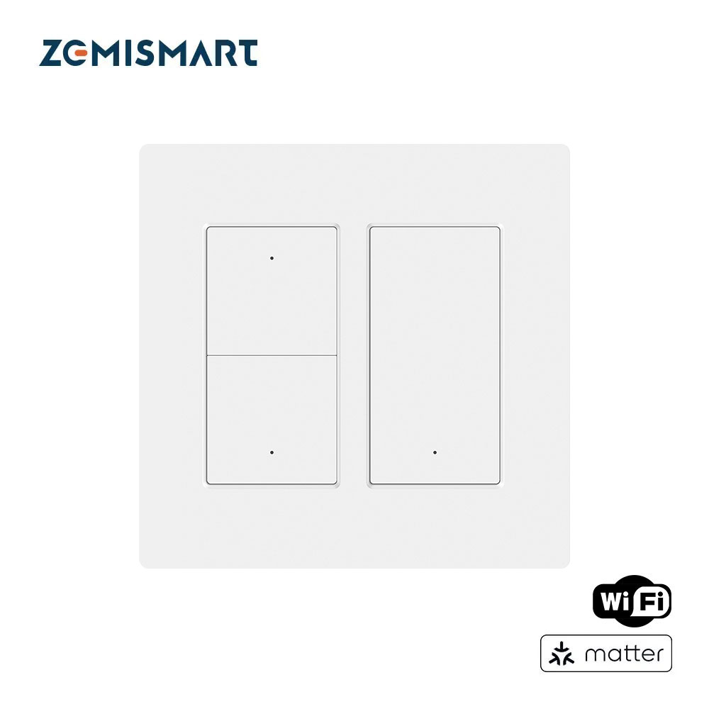 Smart Home Group - Interrupteur mural intelligent WiFi Zemismart Matter