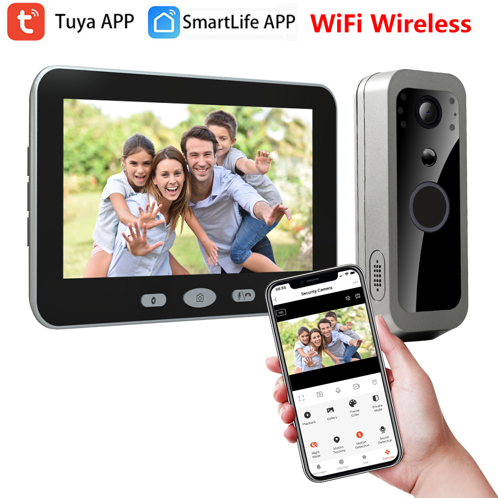 Smart Home Outdoor Camera - Sonnette vidéo intelligente Tuya Smart Life