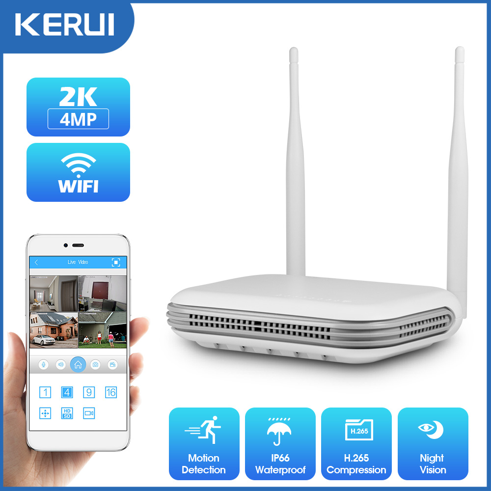 Smart Home Outdoor Camera - KERbiom2 K-Caméra de surveillance extérieure IP