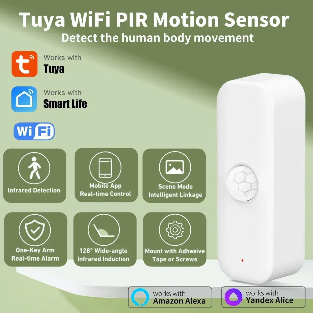 Smart Ir Remote Controller - Tuya-Capteur de mouvement PIR pour la