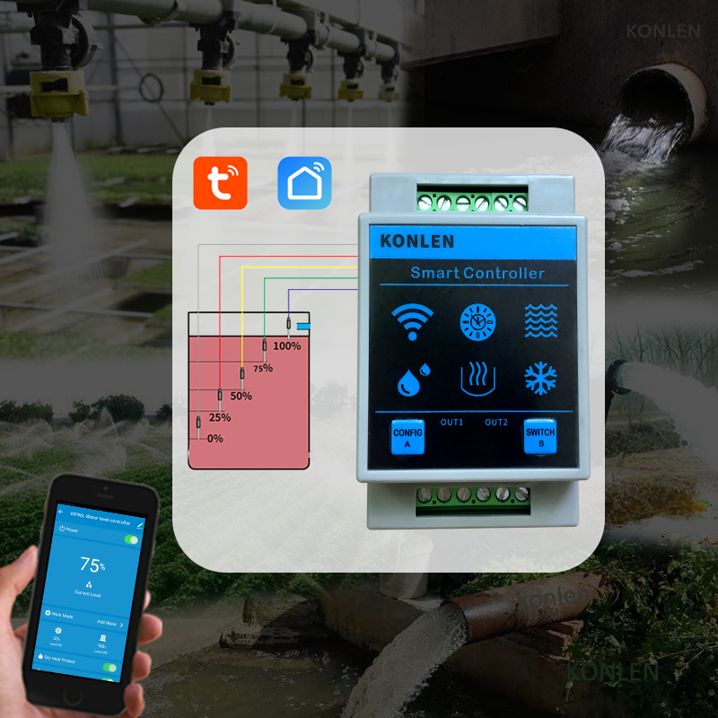 KONLEN Tuya capteur de niveau  - Smart Home Water Level Sensor avis et prix