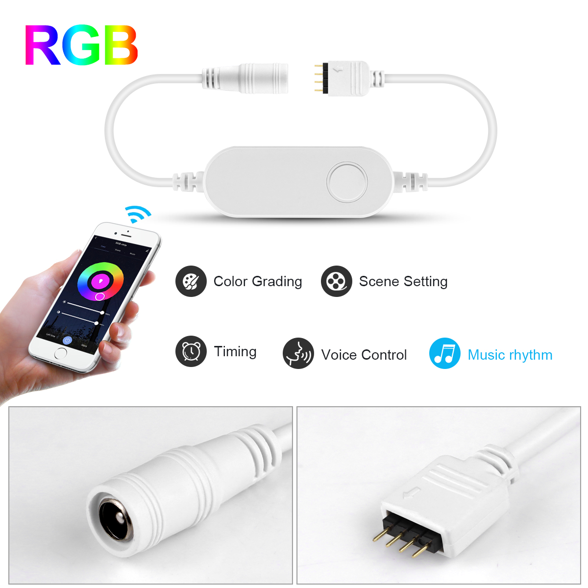 Contrôleur de bande LED RGB, c - Smart Power Strip avis et prix