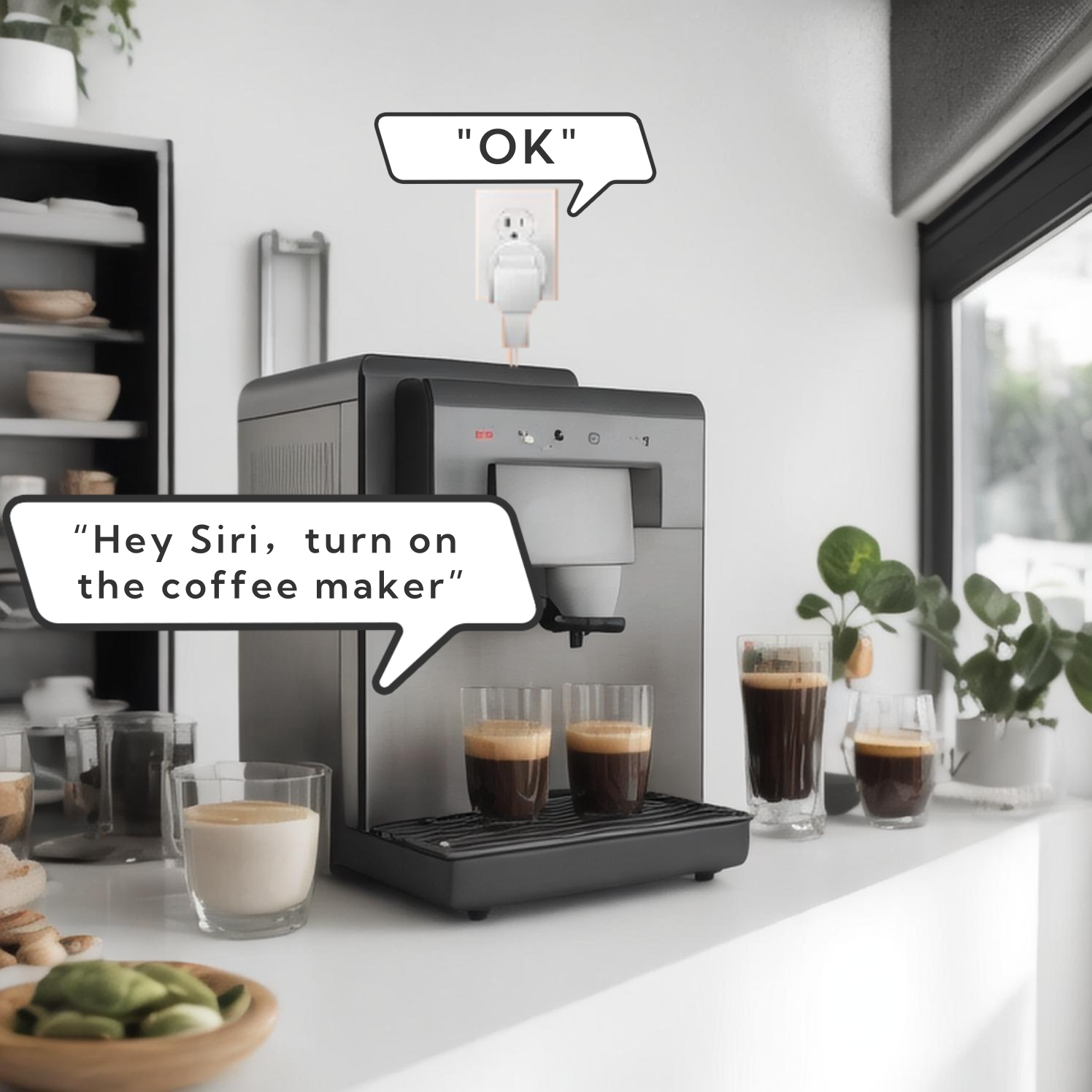 Prise intelligente ronde HomeK - Smart Home Group avis et prix
