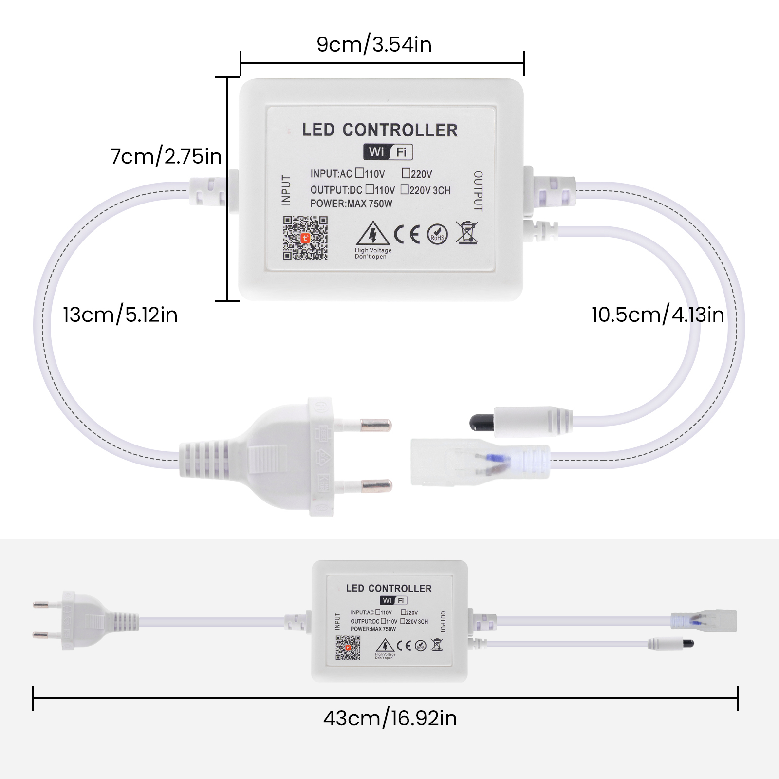 Tuya WIFI LED variateur pour 1 - Smart Power Strip avis et prix