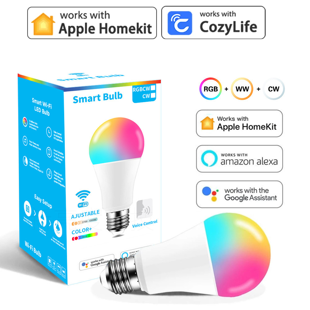 9W WiFi Homekit lampe E27 LED  - Smart Home Group avis et prix