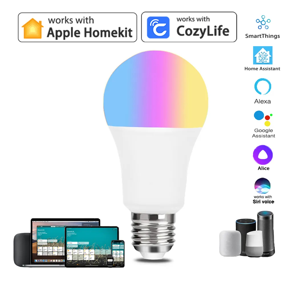 9W WiFi Homekit lampe E27 LED  - Smart Home Group avis et prix