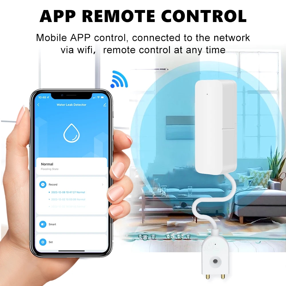 Tuya WiFi capteur de fuite d'e - Smart Home Water Level Sensor avis et prix