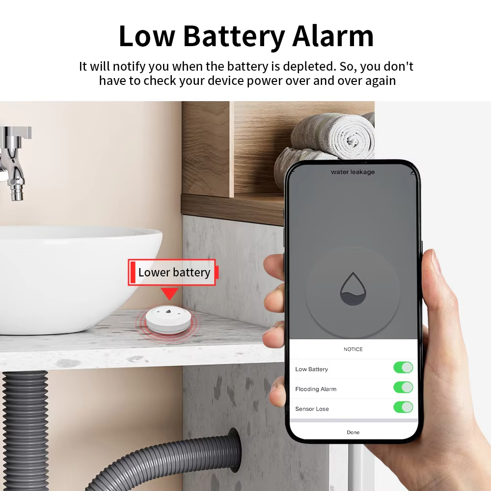 Capteur intelligent de fuite d - Smart Home Water Level Sensor avis et prix