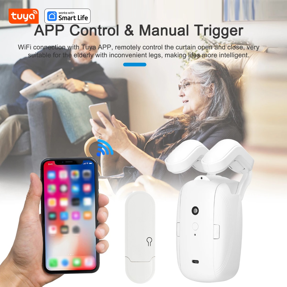 1/2 Robot de rideau intelligen - Smart Home Wifi Hub avis et prix