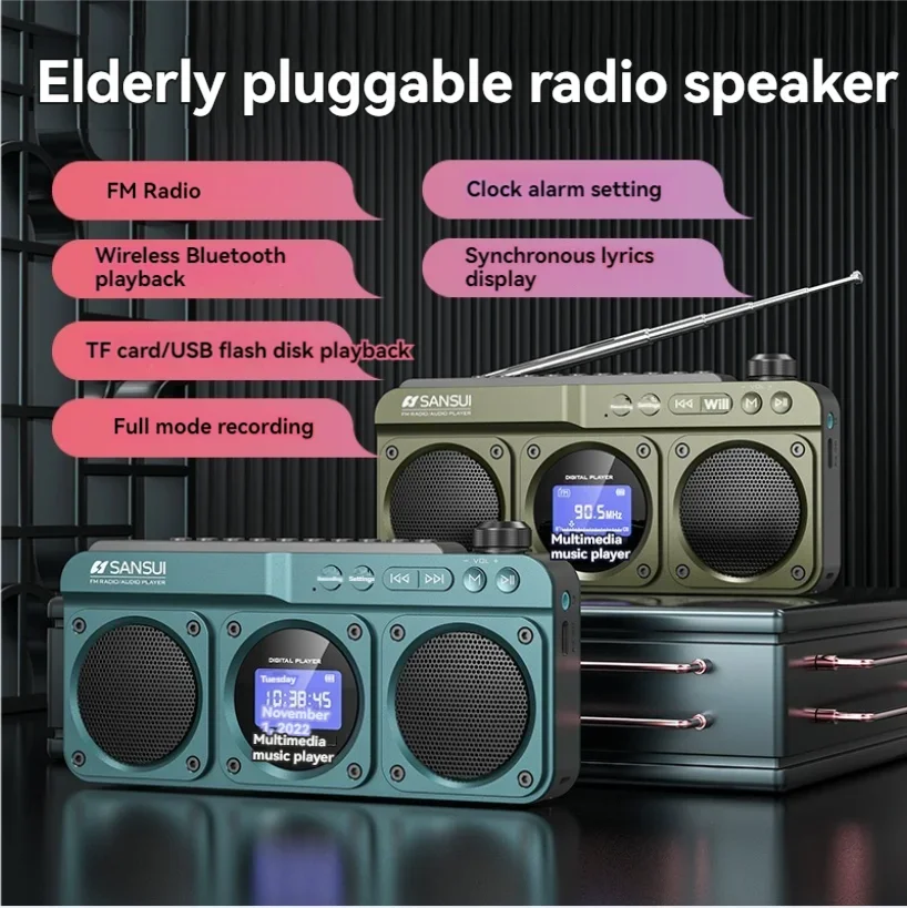 SANSUI-Haut-parleur Bluetooth  - Smart Elderly Home avis et prix