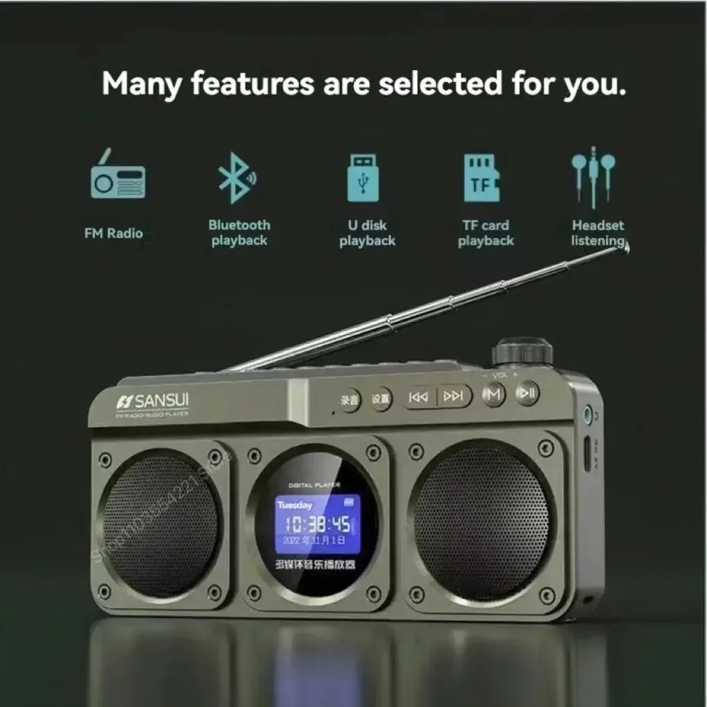 SANSUI-Haut-parleur Bluetooth  - Smart Elderly Home avis et prix