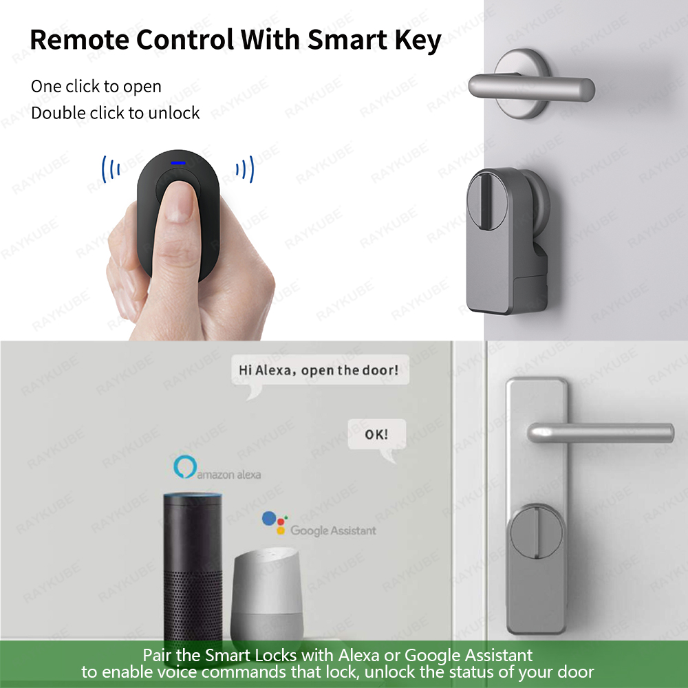 RAYKUBE A1 Pro Tuya BEL ensemb - Smart Home Door Lock avis et prix