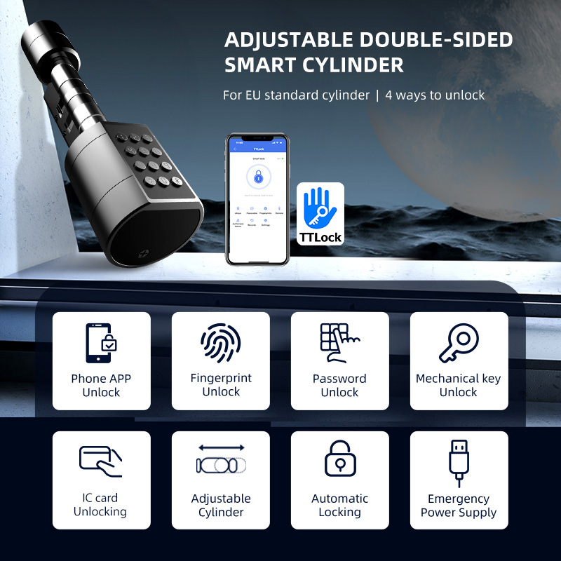 Serrure de porte cylindrique i - Smart Home Door Lock avis et prix