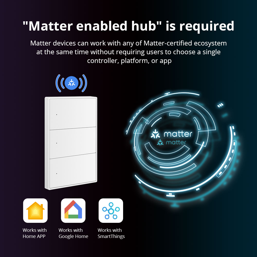 Zemismart Matter WiFi 1 2 3 4  - Smart Home Group avis et prix