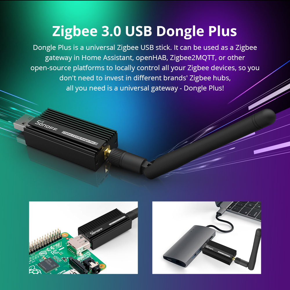 SONOFF Zigbee 3.0 USB Dongle P - Smart Home Hub Ikea avis et prix