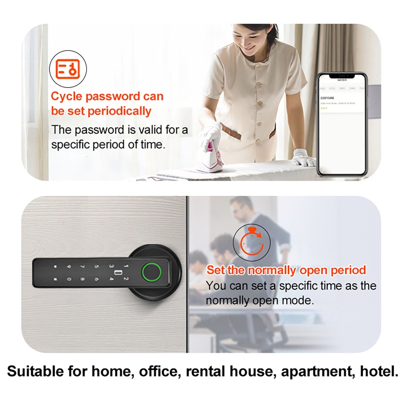 Serrure connectée WiFi Tuya Sm - Smart Home Door Lock avis et prix