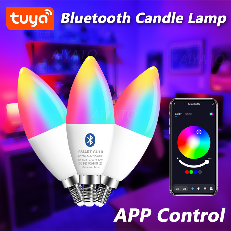 Tuya E14 lampes à bougie APP c - Smart Home Group avis et prix