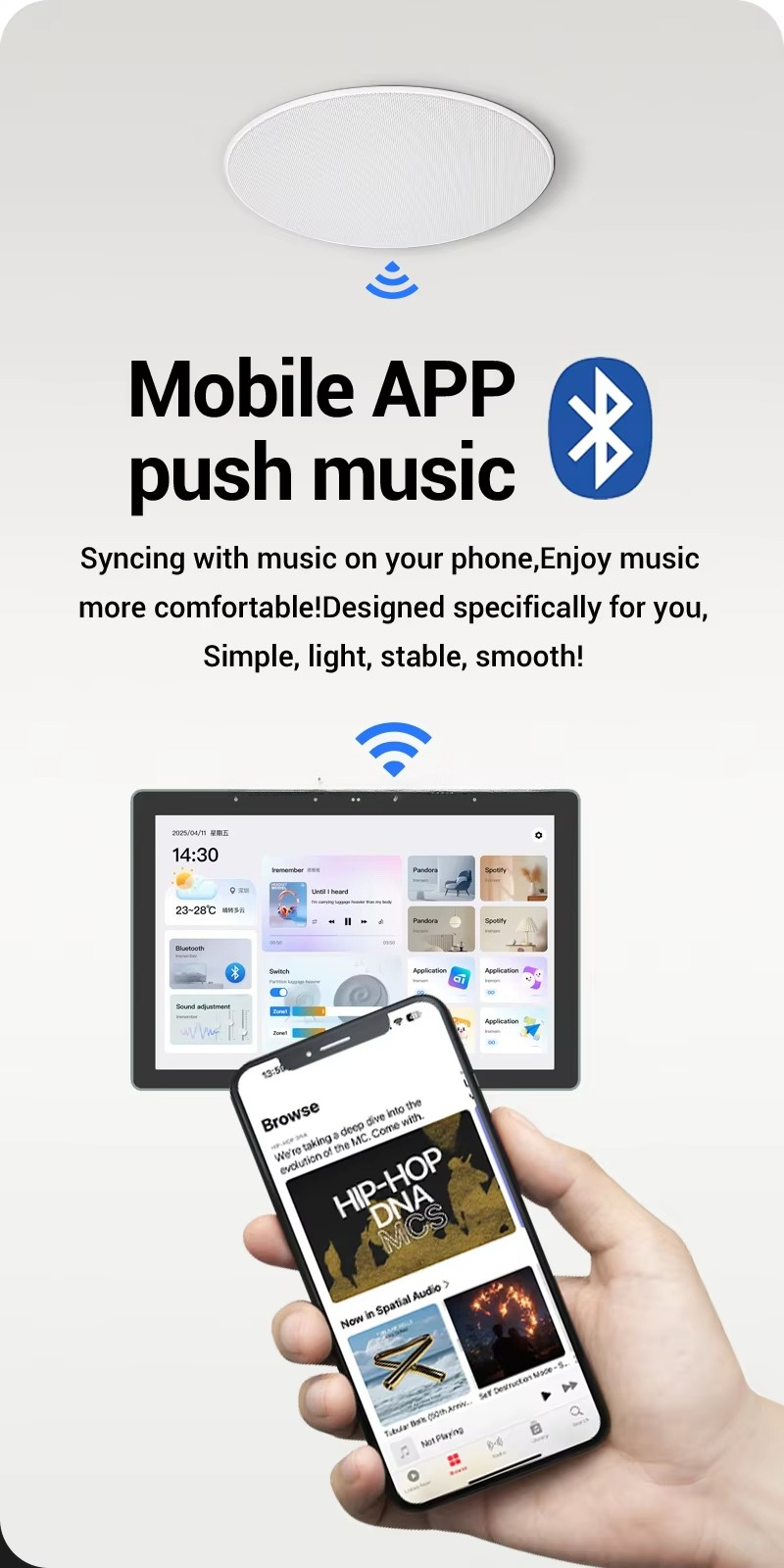 Amplificateur de musique d'amb - Smart Home Ui avis et prix
