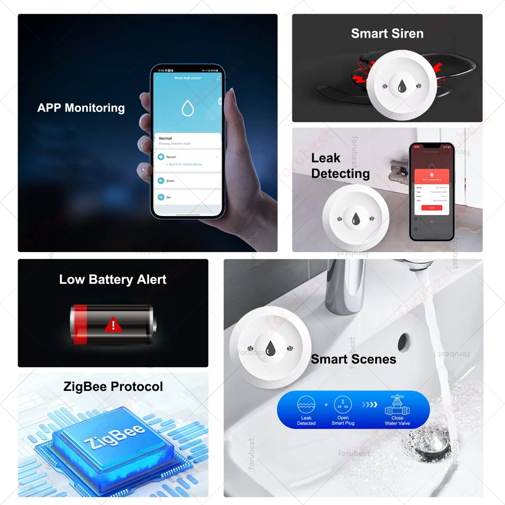 Capteur de fuite d'eau intelli - Smart Home Water Level Sensor avis et prix