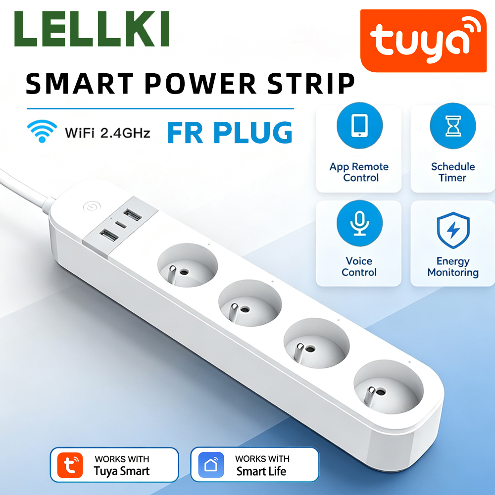 LELLKI FR WiFi Tuya Multiprise - Smart Power Strip avis et prix