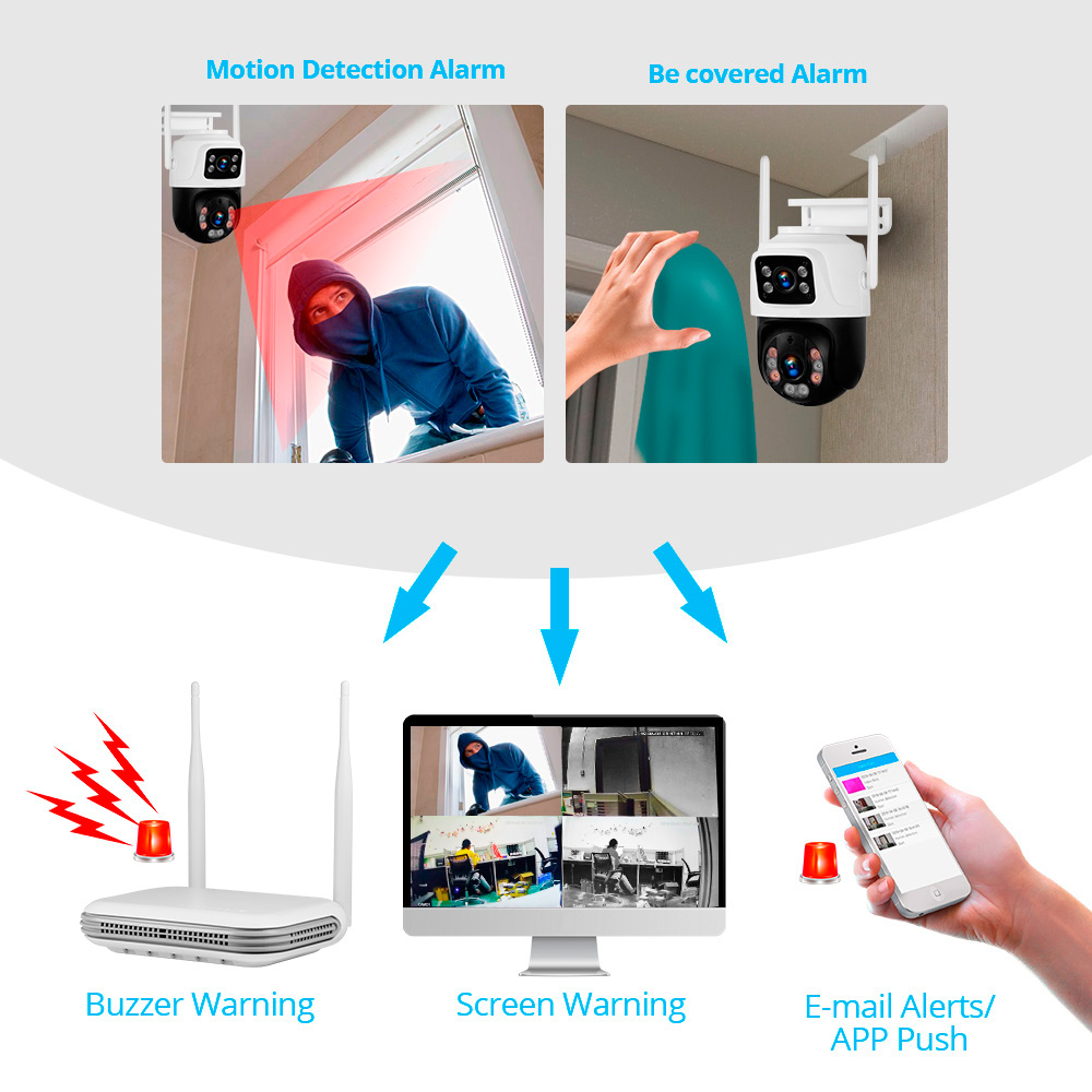 KERbiom2 K-Caméra de surveilla - Smart Home Outdoor Camera avis et prix