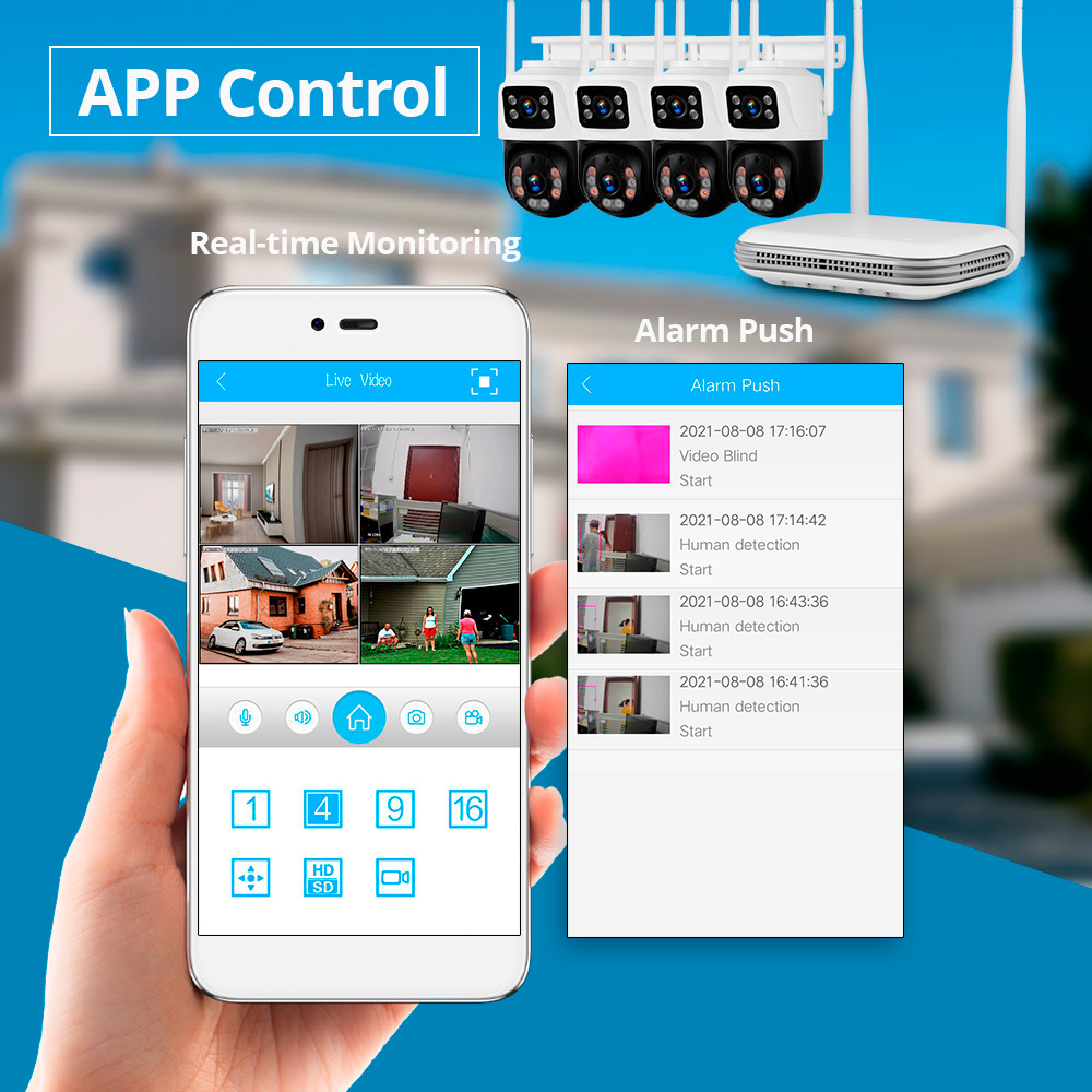 KERbiom2 K-Caméra de surveilla - Smart Home Outdoor Camera avis et prix