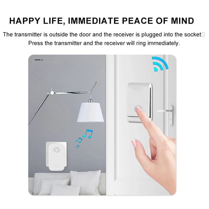 B68A 433 Mhz sonnette sans fil - Smart Elderly Home avis et prix